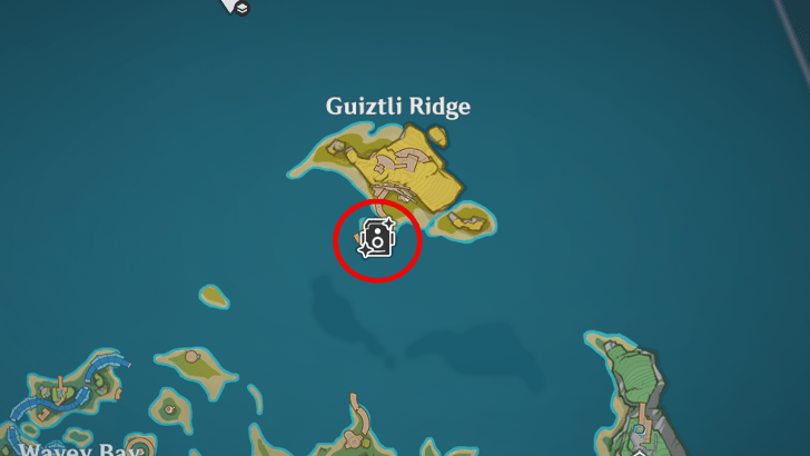 Genshin - Mementos Of Teyvat Stage 1 Map Location