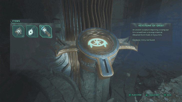 Hell is Us Use Keystone of Grief