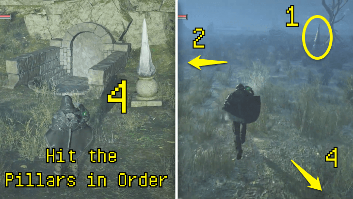 Martial Lineage - Hit the Pillars in Order to unlock the hidden training area