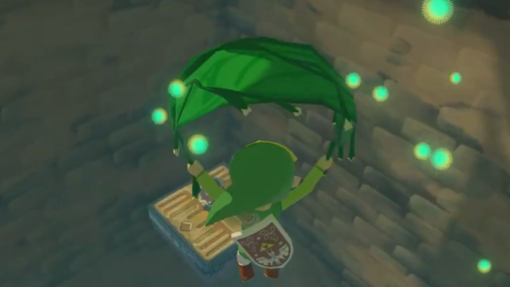 Deku Leaf to the Vase in the Corner