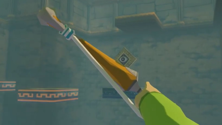 Shoot an arrow at the eye