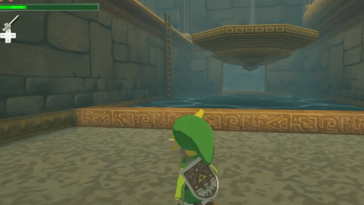 Exit the room then climb the ladder