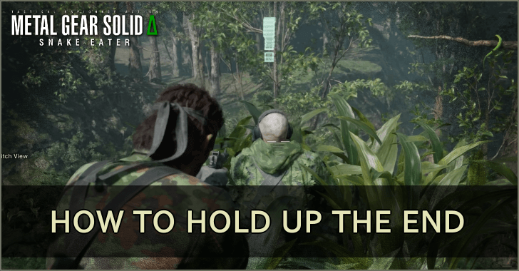 How to Hold Up The End