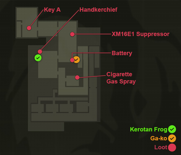 Graniny Gorki Lab B1 Loot Map