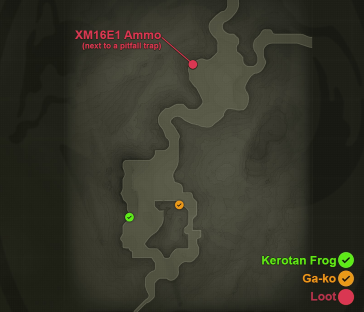 Svyatogornyj West Loot Map - Operation Snake Eater