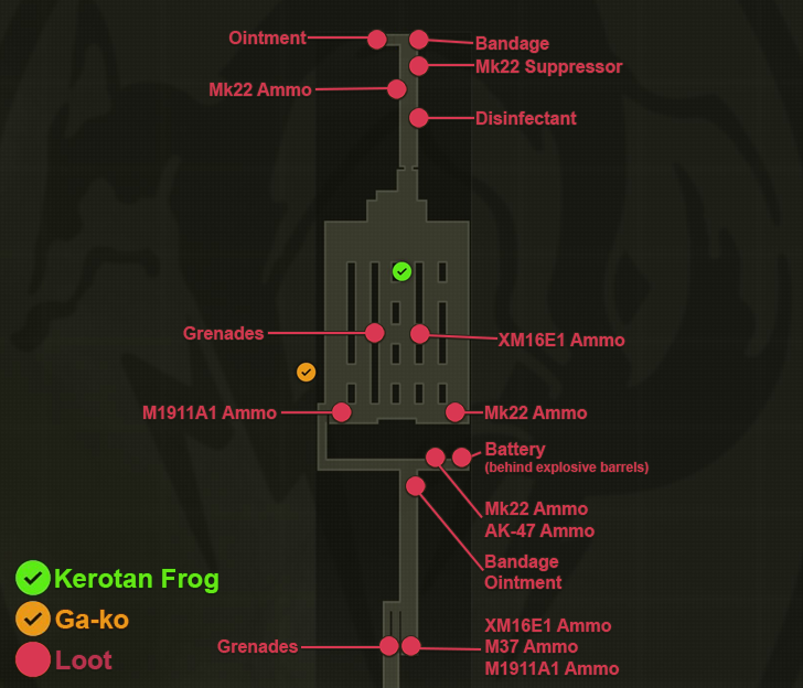 Groznyj Grad Underground Tunnel Loot Map - Operation Snake Eater