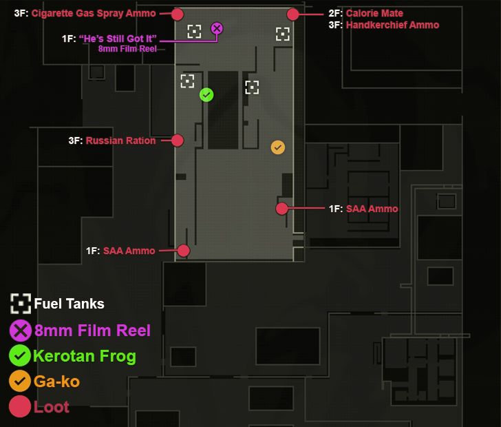 Groznyj Grad Weapons Lab: Main Wing Loot Map