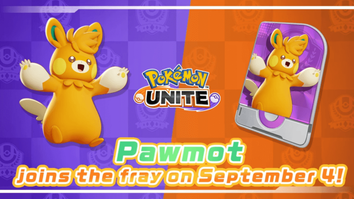 Pokemon UNITE - Pawmot Release and Role.png
