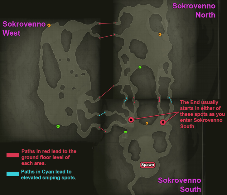Sokrovenno South Loot Map