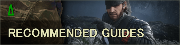 MGS Delta Snake Eater Recommended Guides