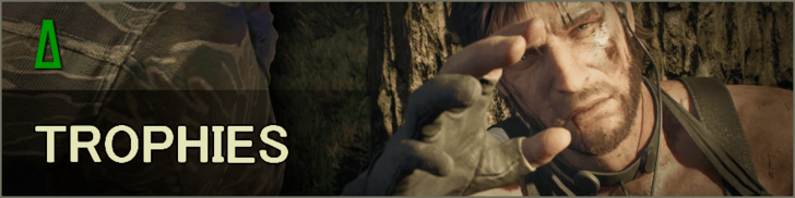 MGS Delta Snake Eater Trophies