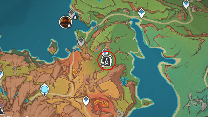 Genshin - Mementos of Teyvat Stage 8 Map Location