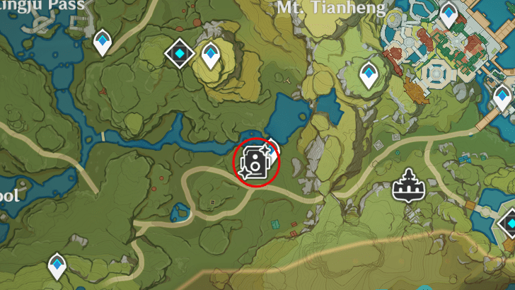 Genshin - Mementos of Teyvat Stage 9 Map Location
