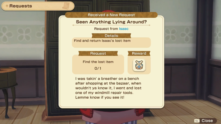 SoS Grand Bazaar - Blue Windmill Request unlock