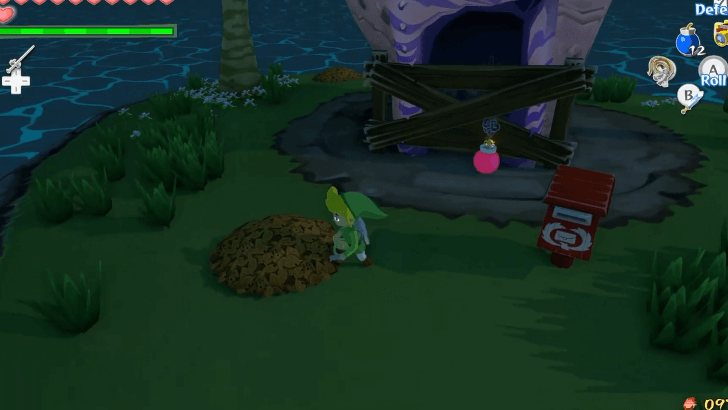 Bomb the Entrance of the Southern Fairy Island