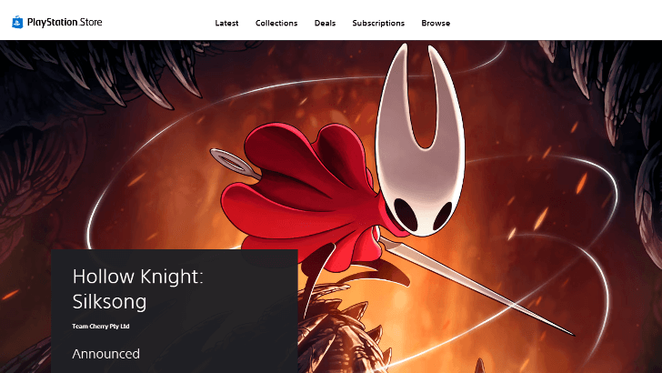 Silksong PlayStation