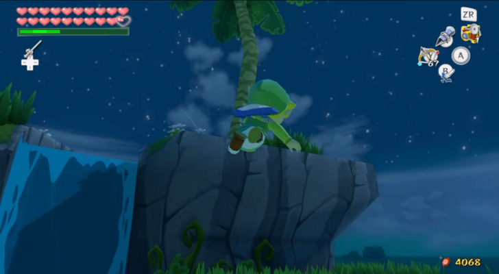 Climb the Island Using the Hookshot