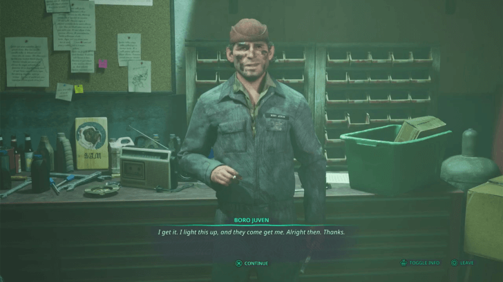 Hell is Us - Trade the Signal Flare with Boro Juven to ignite this