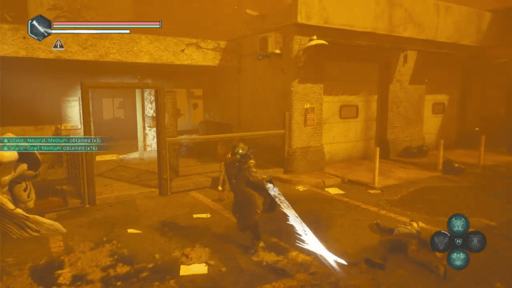 Hell is Us - Go to a garage located in front of the gasoline station