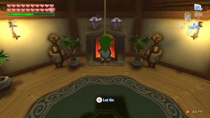 Grapple the Bar Above in the Cabana