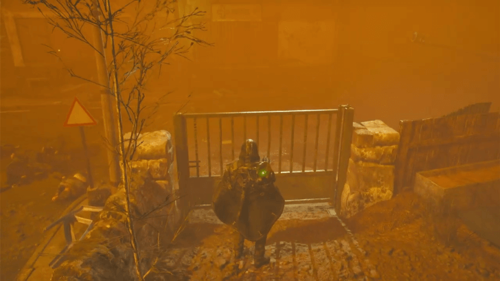 Hell is Us - Go behind the house and unlock the gate to get through