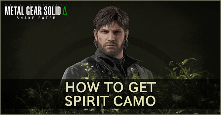 MGS Delta How to Get Spirit Camo