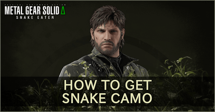 MGS Delta How to Get Snake Camo