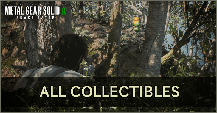 MGS Delta Snake Eater - All Collectibles