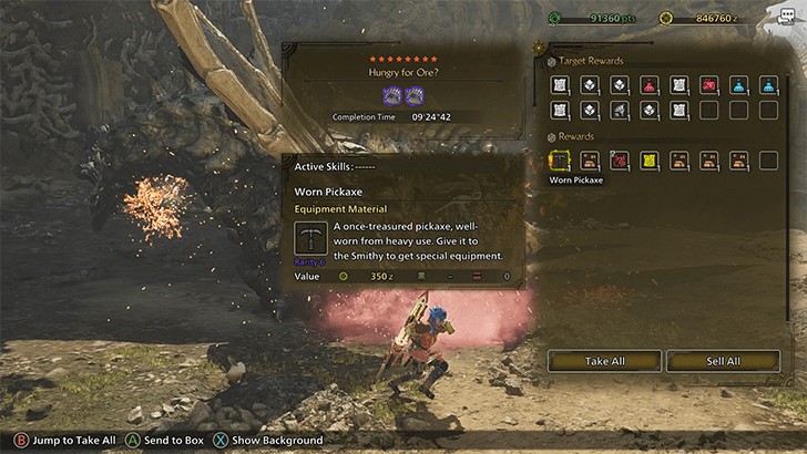 Complete Hungry for Ore? Event Quest