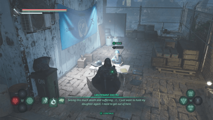 Hell is Us - Talk to Lieutenant Zao Ru and she will explain how she once had a photo of her daughter