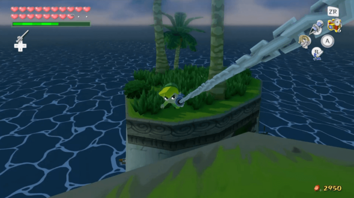 Climb Up Overlook Island With the Hookshot