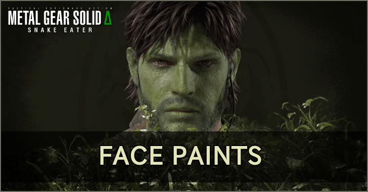 MGS Delta List of All Face Paints
