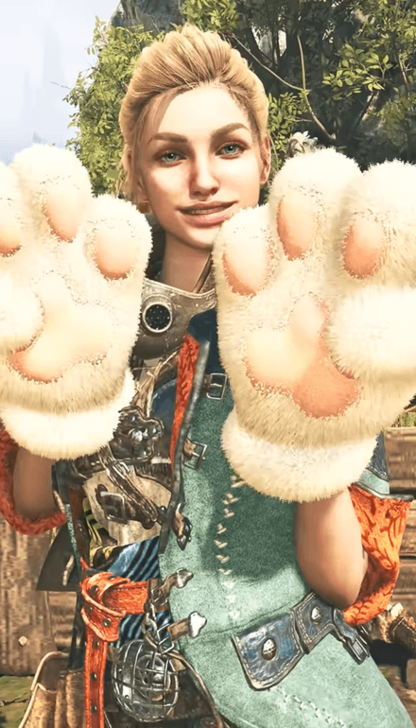 Monster Hunter Wilds - Toe Bean Mittens α Set