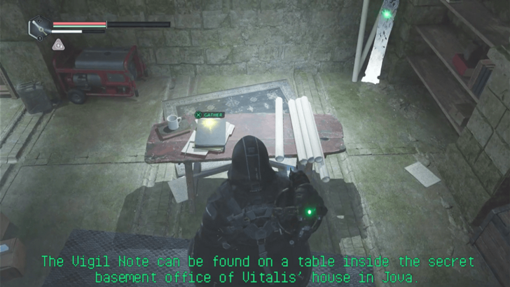 How to Get Vigil Note