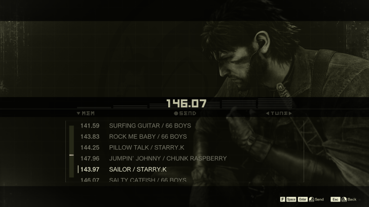 MGS - List of Healing Radio Frequencies