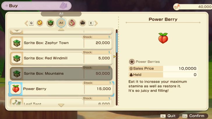 SoS - Grand Bazaar Power Berry