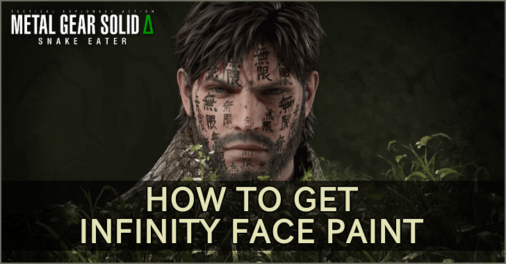 MGS Delta How to Get Infinity Face Paint