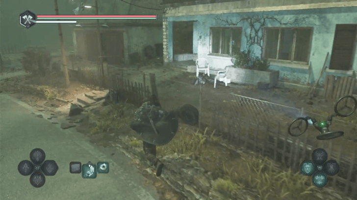 Hell is Us - Look for the blue house nearby from the APC in Marastan