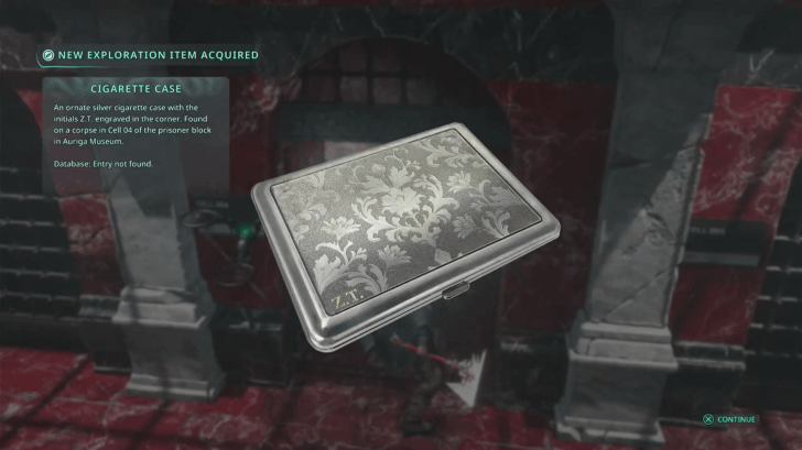Hell is Us - Loot the Cigarette Case from the corpse in Cell 04