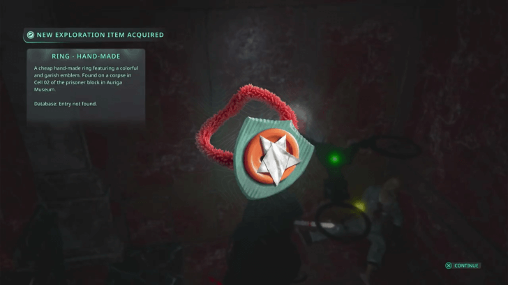 Hell is Us - Loot the Ring - Hand-Made from the corpse in Cell 02