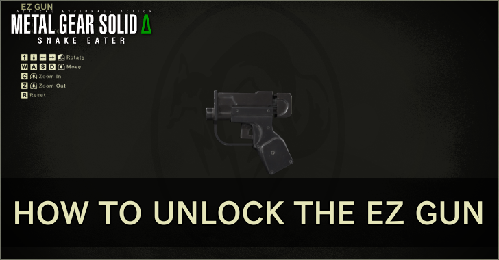 MGS - How to Unlock the EZ Gun