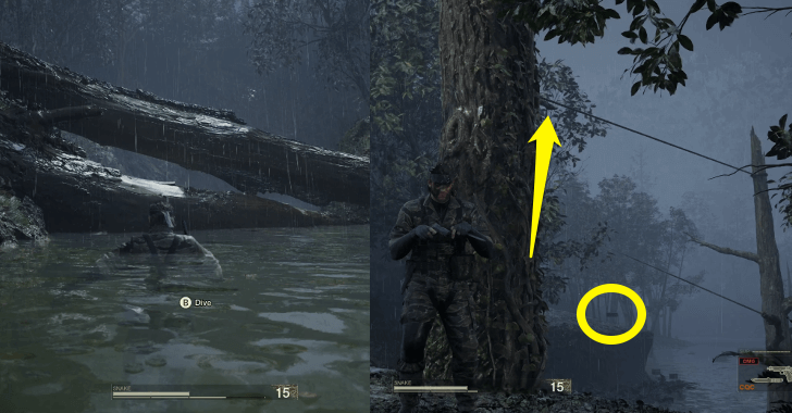 MGS - Way to Crocodile Cap