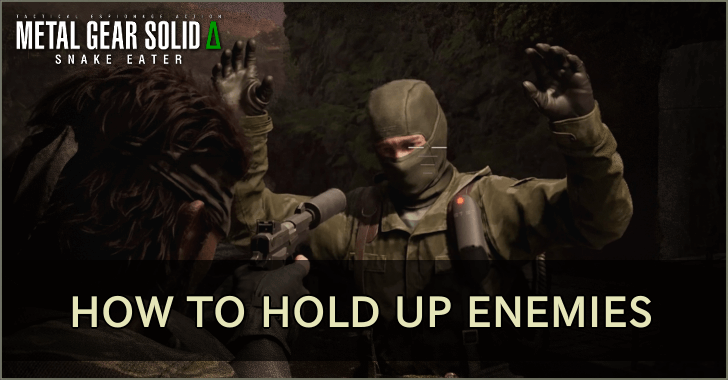 How to Hold Up Enemies
