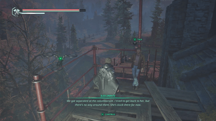 Hell is Us - Speak with Ilio Zarate on top of a scaffolding