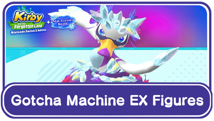 Kirby and the Forgotten Land - Star-Crossed World - Gotcha Machine EX Figures