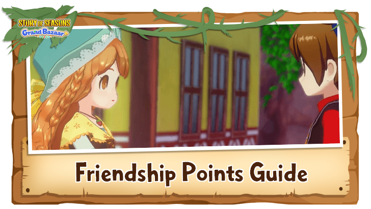 Story of Seasons Grand Bazaar - How to Increase Friendship Level