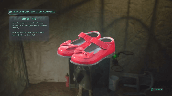 Hell is Us - Open the locker to retrieve the Shoes - Red and the Letter - Daughter