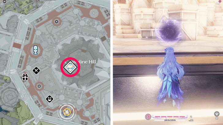 Lady of the Sea Location