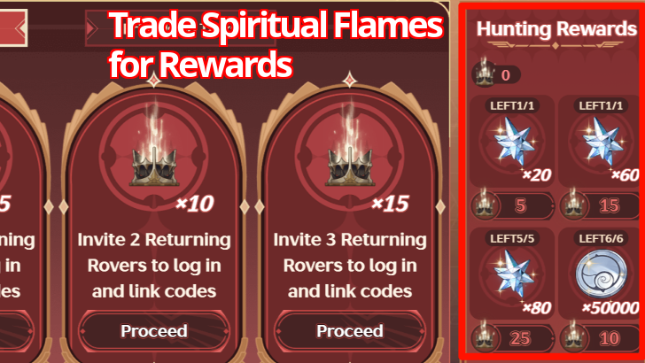 Wuthering Waves - Back to Solaris - Spiritual Flames for Rewards