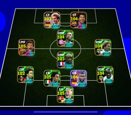 eFootball  - 4-1-3-2 (Diamond) Formation
